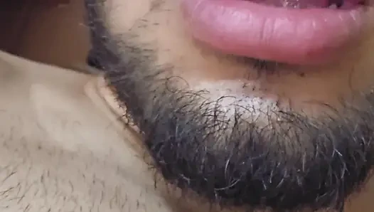 Masturbing my hot Algerian cock