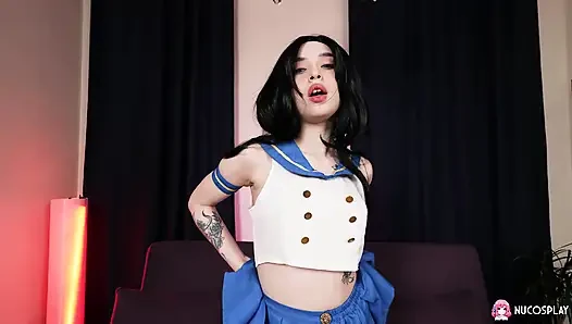 Petite Hentai Slut Karolina Geiman Makes Passionate Love to Herself