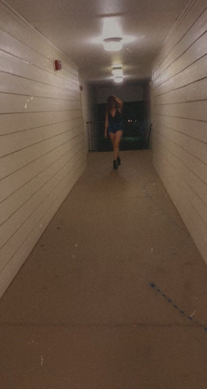 Strutting Down The Hall!