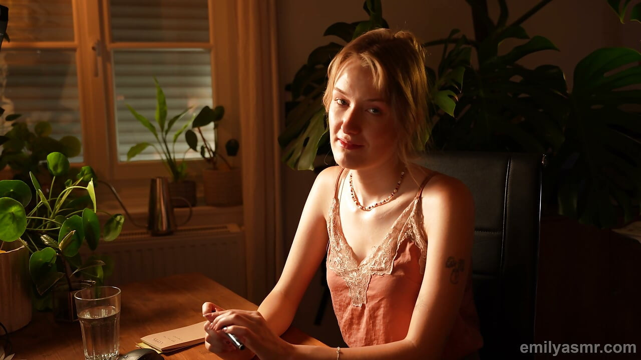 Horny Hotel Receptionist Upgrades More Than Your Room - ASMR Roleplay