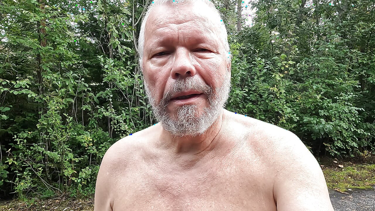 Swedish owned amateur masurbates in the woods