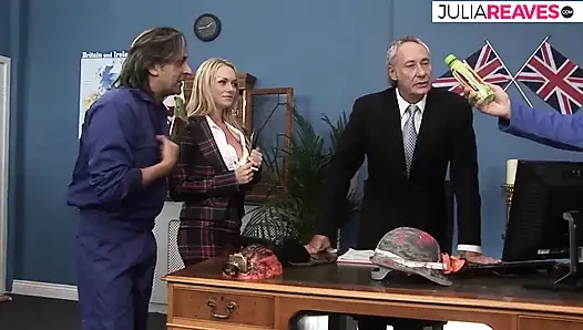 Hot girls ride huge cocks after deepthroat blowjob to cumshots