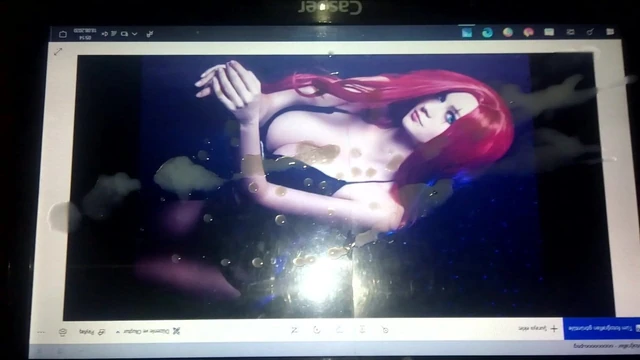 Katarina Cosplay SoP - Cum Tribute On Her Body And Hairs