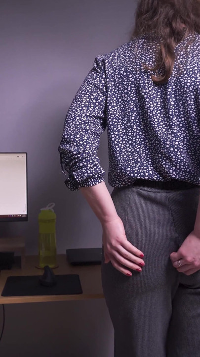 Office Tease Turned Into Split Pants Disaster