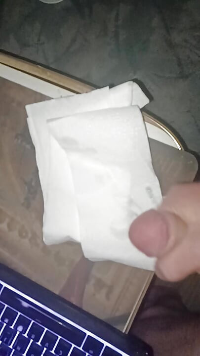 Solo wank late at night