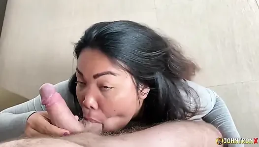 Johntronx - Horny Chubby Babe Loves a Deep and Hard Fuck