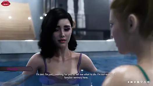 Mrs Denvers 17 Wanda and Lois Spend Quality Time Together in Swimingpool