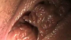 blond sucking cock and show her big wet pussy lips