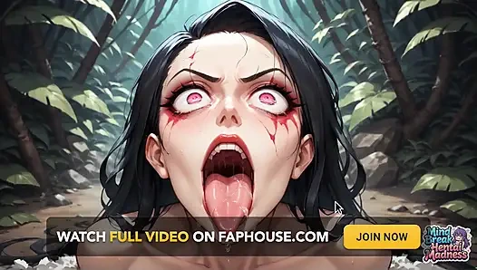 Screaming Jungle Orgasm: Four Penises & Explosive Ejaculation