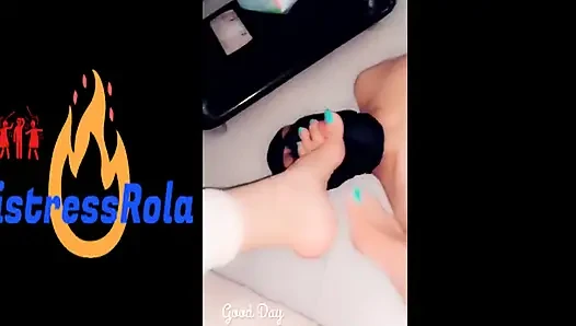 Arab Mistress Rola Slave Face Slapping