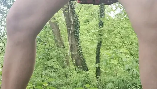With the dildo in the forest - swiss girl