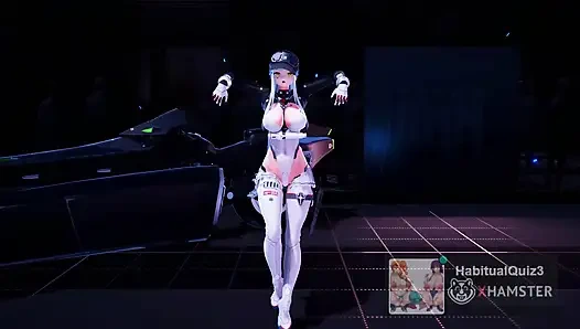 mmd r18 HK416 Klukai kancolle kantai cosplay ahegao dance hentai 3d ngentot pantat