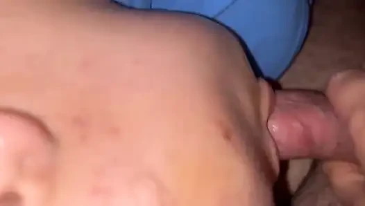 The only house with my stepfather uses my mouth to suck all day and swallow it all