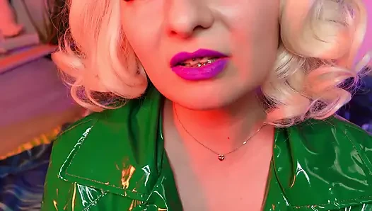 ASMR menggoda pelan-pelan lipstik