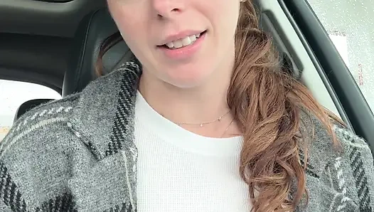 Trying Not to Cum Too Loud While I Pump My Gas