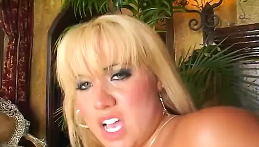 Busty Blonde MILF Fingered to Screaming Orgasm and Facial