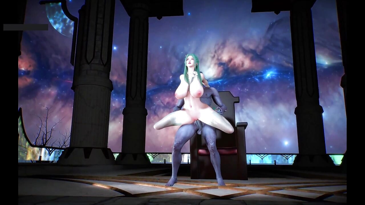 Digitaalinen jumalattaren hehku: isot tissit heräävät - 3D-animaatio hentai