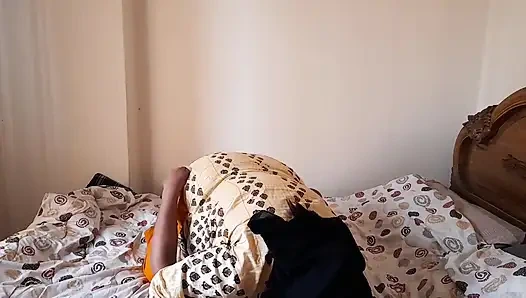 Sexy Stepmom Sees Step-son's Big Cock and Wants to Fuck Him - Priya Chatterjee Horny Riding