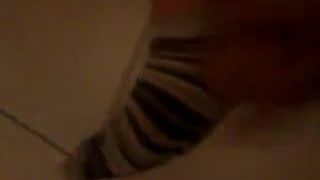 cum on socks
