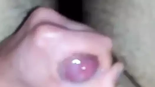 Ensam handjob och cumshot ny