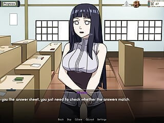 Kunoichi trainer - naruto trainer (dinaki) bagian 110 hitana dientot enak di kelas sama loveskysan69