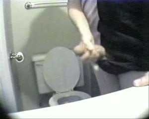 She masturbates him