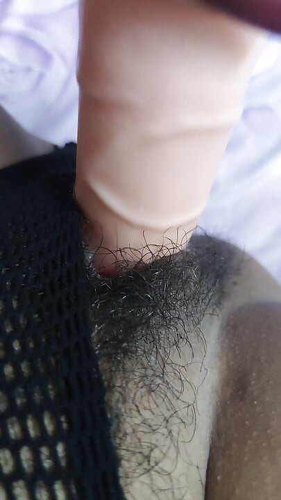 Horny malay pussy masturbate with big dildo