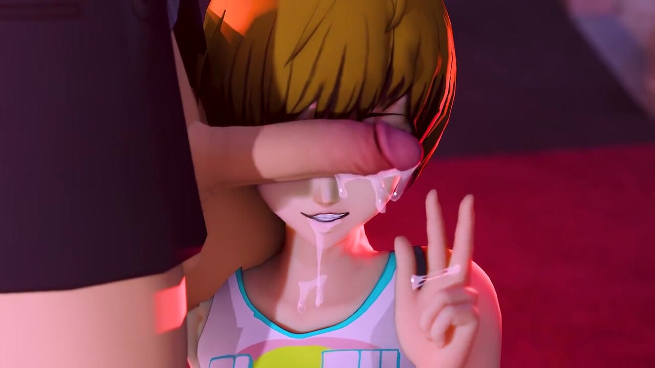 chie satonaka gets railed and creampied by ren amamiya aitape