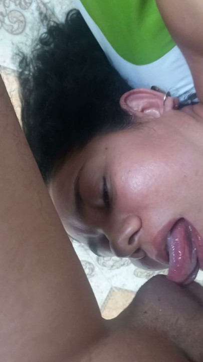 Beautiful deep throat sucking wife | Clip 1