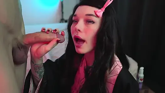 Memek nezuko si cewek nakal ini dientot habis-habisan sampai mengerang keenakan