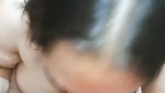 Mature blowjob horn getting facial