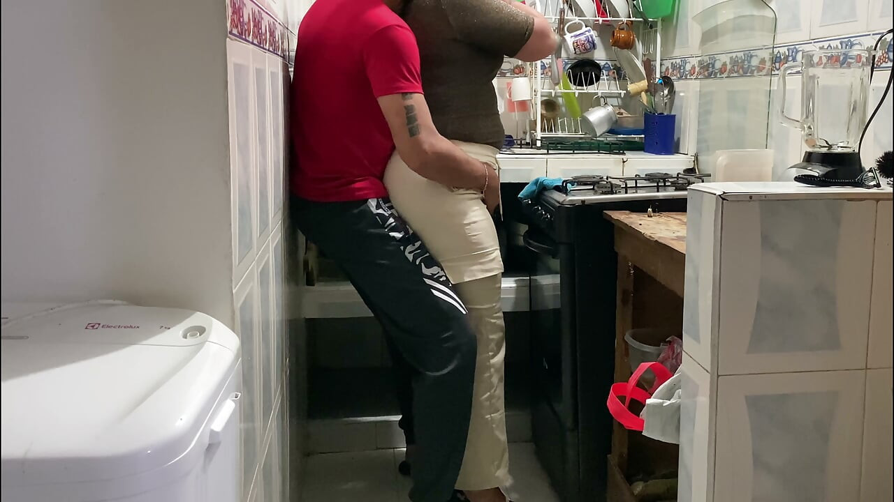 Blowjob In The Kitchen My Friend's Wife