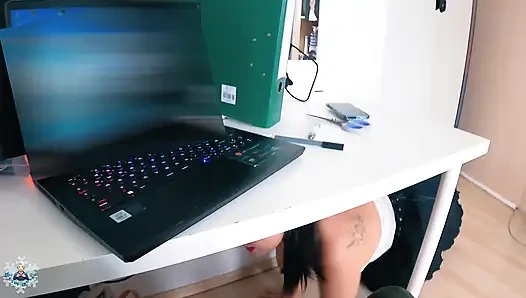 Naughty Secretary Shows What Else She Can