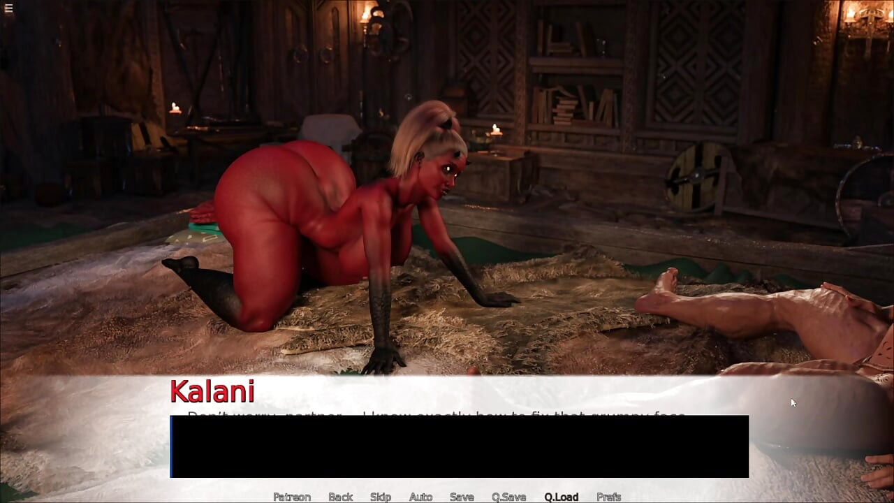 BBW Red Skin Evil Girl Riding Monster Cock And Giving Deepthroat Blowjob
