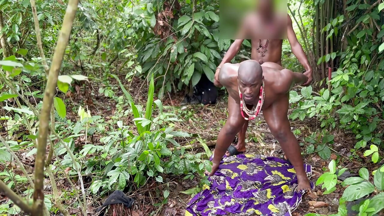 Daddy Getting Fucked in the Forest