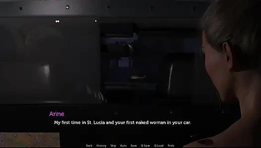 The Adventurous Couple 104 Anne Got Naked in the Taxi and Played with Herself