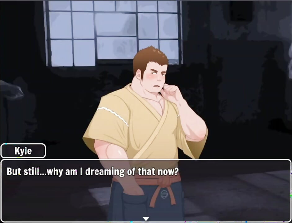 Curious straight gets fucked by trainer's huge cock.