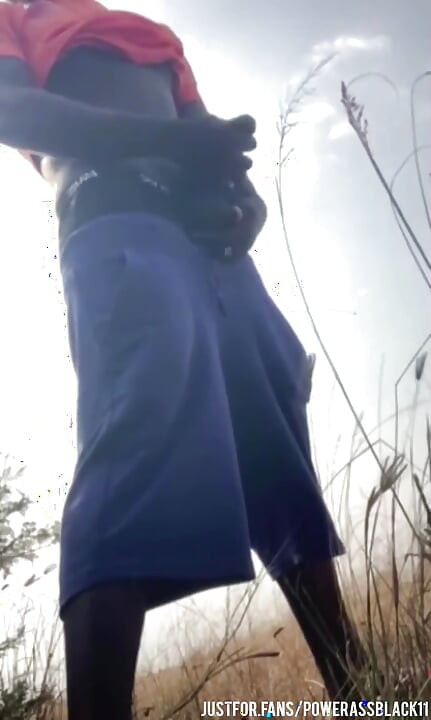 Masturbating Alone Intensely in the Bush
