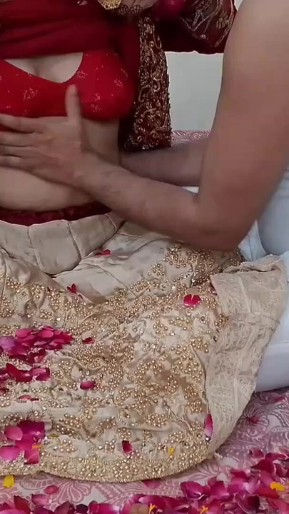 first night - Indian husband and wife have sex together full video - Hindi audio | Clip 1