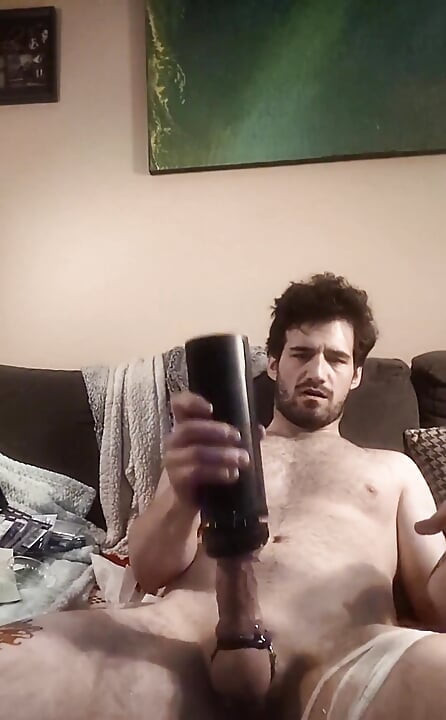 Got a New Thrusting Stroker, Was Pretty Fun and Powerful Cum