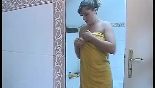 Amandine Naked at Home