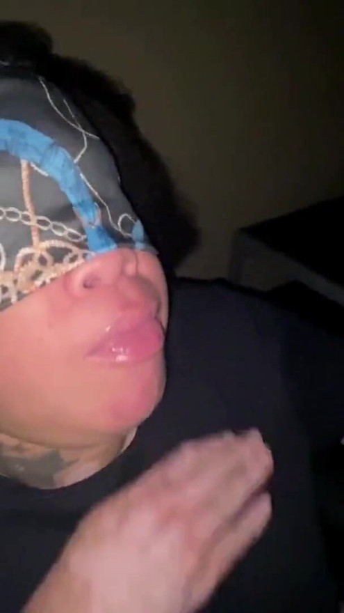 Honey gives a Soft Wet Blowjob and receives a thick cumshot on her tongue!! | Clip 2
