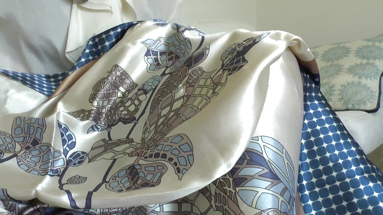 My New Satin Scarf Makes You Want to Cum and Weak, Scarf JOI, Lady Victoria Valente