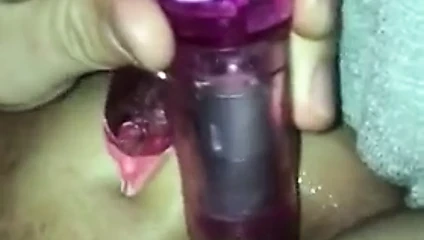 ağır çekimde vibratör ile sıcak assplay