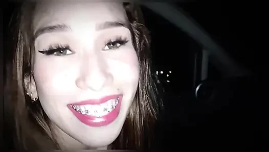 Night walk around town and anal creampie with my stepsister's horny slut teen