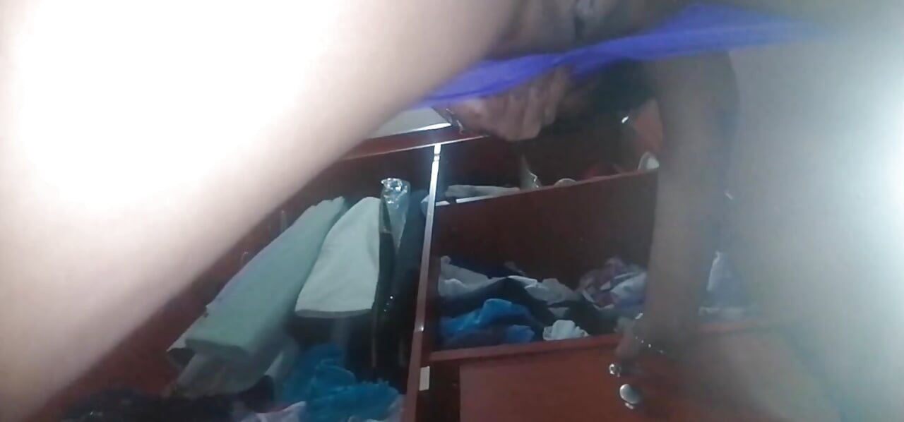 ep10 Desi stepmom found cam of stepson and she strips him to see Pussy Show Begins Laying on the bed starts her boobs job sed