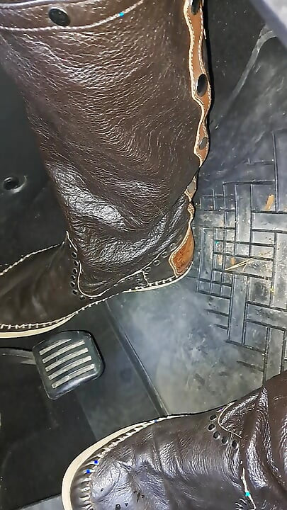 Mekane kožne ravne čizme pumpa za pedale
