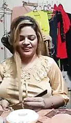 Hot aunty showing big boobs, opening bra, fucking black dick