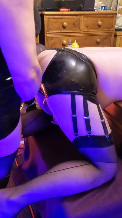 Iconic moment from "Maximum Anal Stuffing for my Sissy Boy! Deep Insertion and Pegging Reward!"