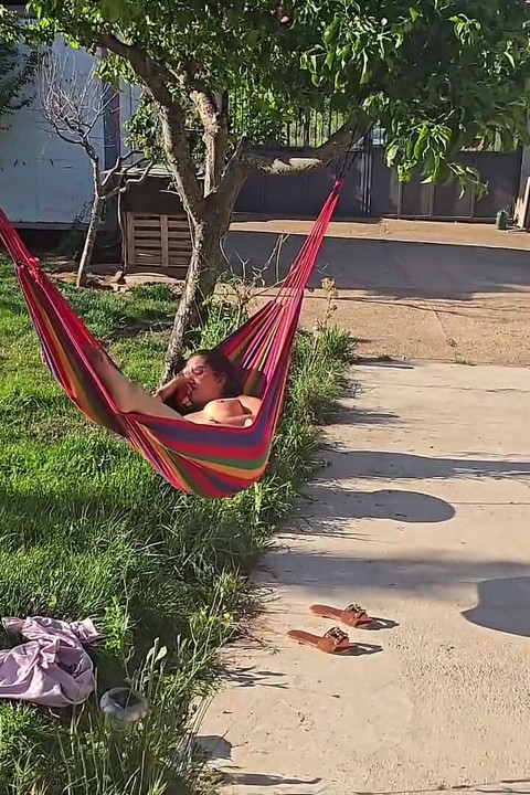Stepfather Fucks His Stepdaughter Outdoors While His Wife Is Not at Home Anal!!